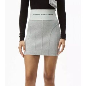Alexander Wang Light Gray Mini Skirt